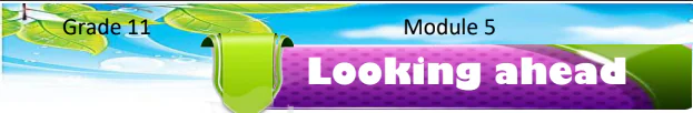وحدة Looking ahead في اللغة الإنكليزية للحادي عشر فصل أول